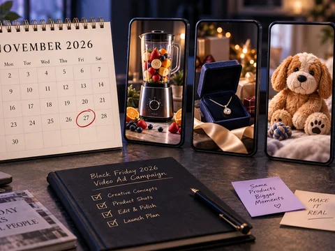 Black Friday Product Video Ads 2026: A Two-Week Plan for Shopify Stores